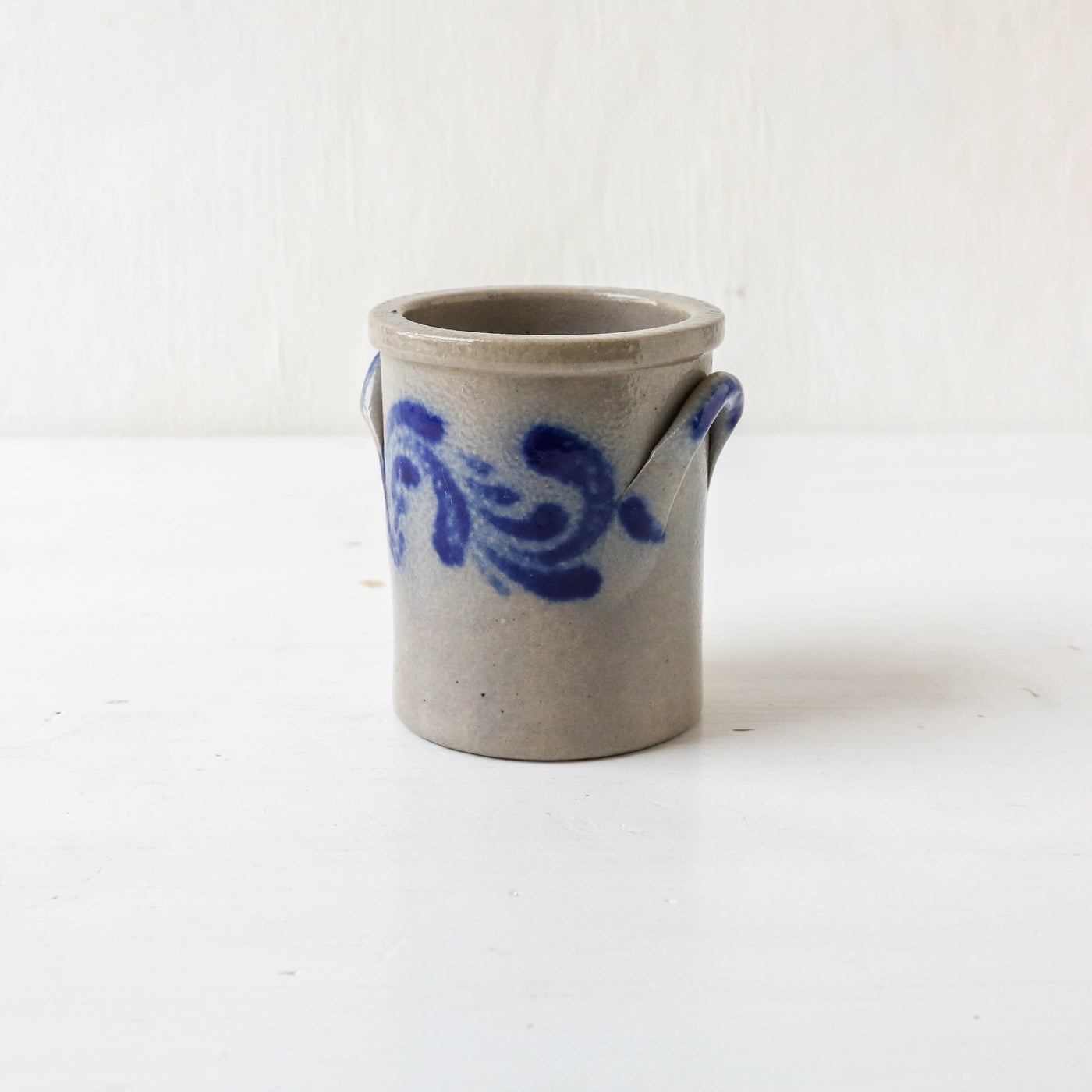 Vintage Alsace Salt Glazed Handled Pots - Small