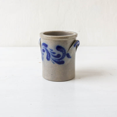 Vintage Alsace Salt Glazed Handled Pots - Small