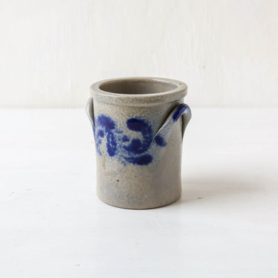 Vintage Alsace Salt Glazed Handled Pots - Small