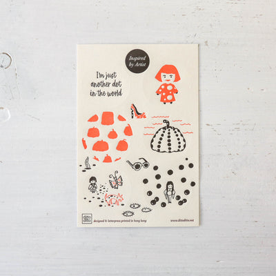 Artist Inspired Letterpress Stickers