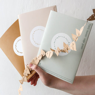SALE DIY 'Twig' Leaves Garland - Blushing Beige