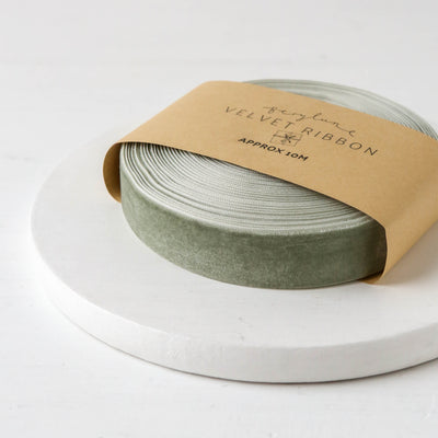 Wide Velvet Ribbon - 10m Roll