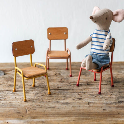 Chair for Maileg Mice - Yellow