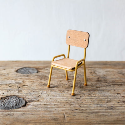 Chair for Maileg Mice - Yellow