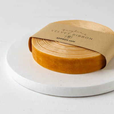 Wide Velvet Ribbon - 10m Roll