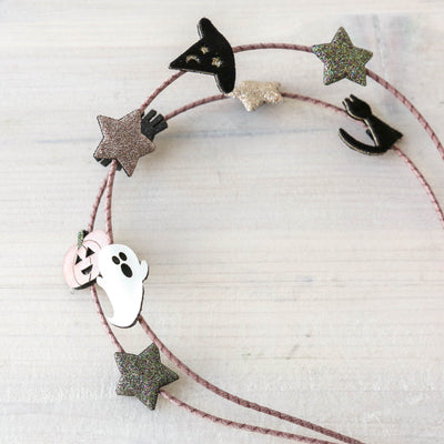 Mimi and Lula Alice Headband - Spooky Cats