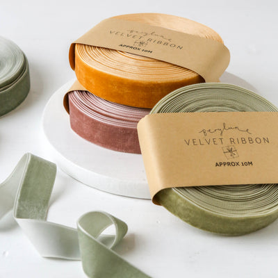 Wide Velvet Ribbon - 10m Roll