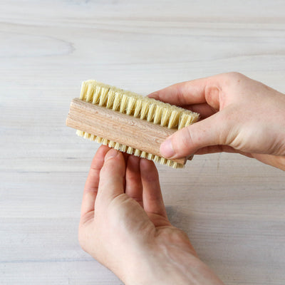 Untreated Beech Wood Nail Brush