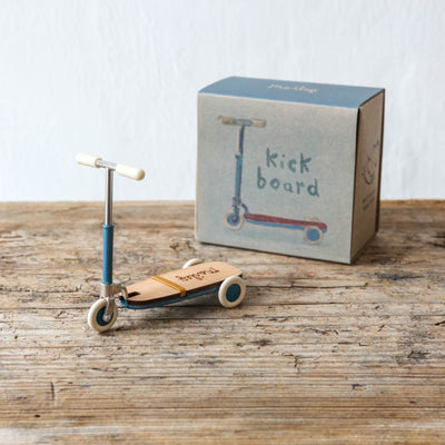 Kick Board Scooter for Maileg Mice - Blue