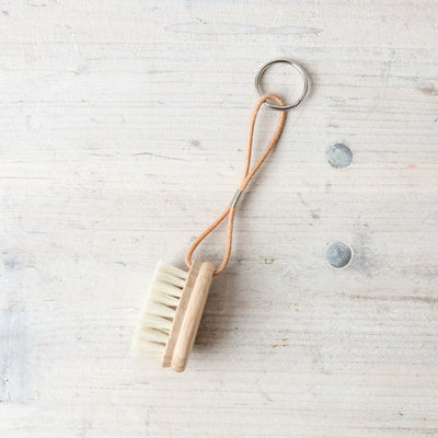 Key Ring Beechwood Brush