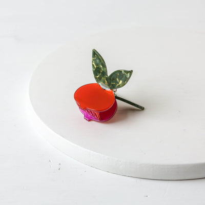 Red Pomegranate Hair Claw