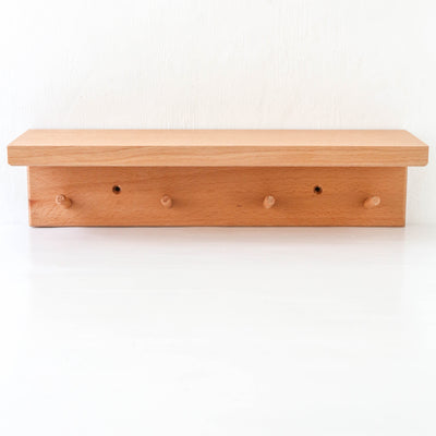 Wooden Wall Mount & Shelf
