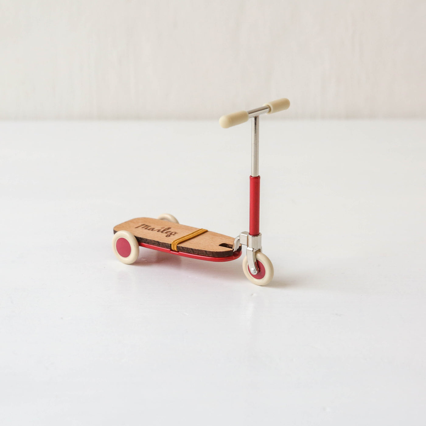 Kick Board Scooter for Maileg Mice - Red