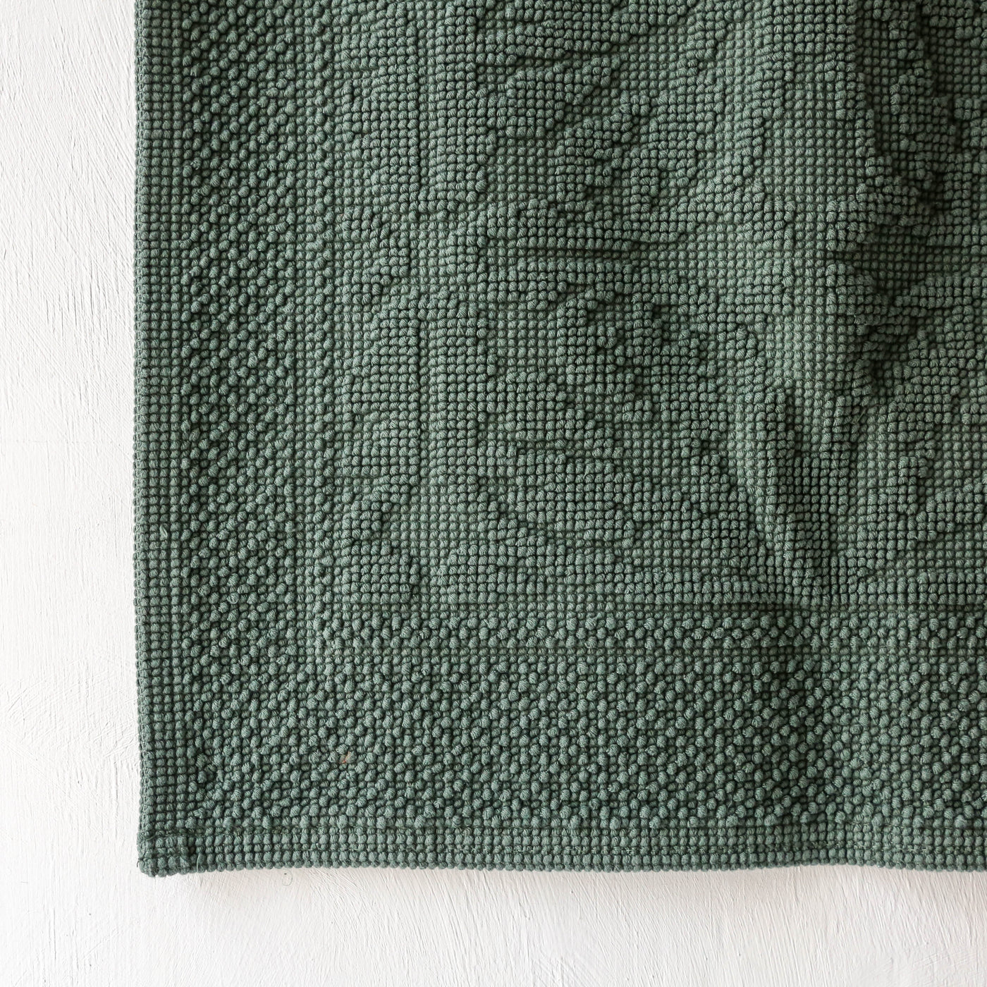 Woven Cotton Bath Mat - Pigeon