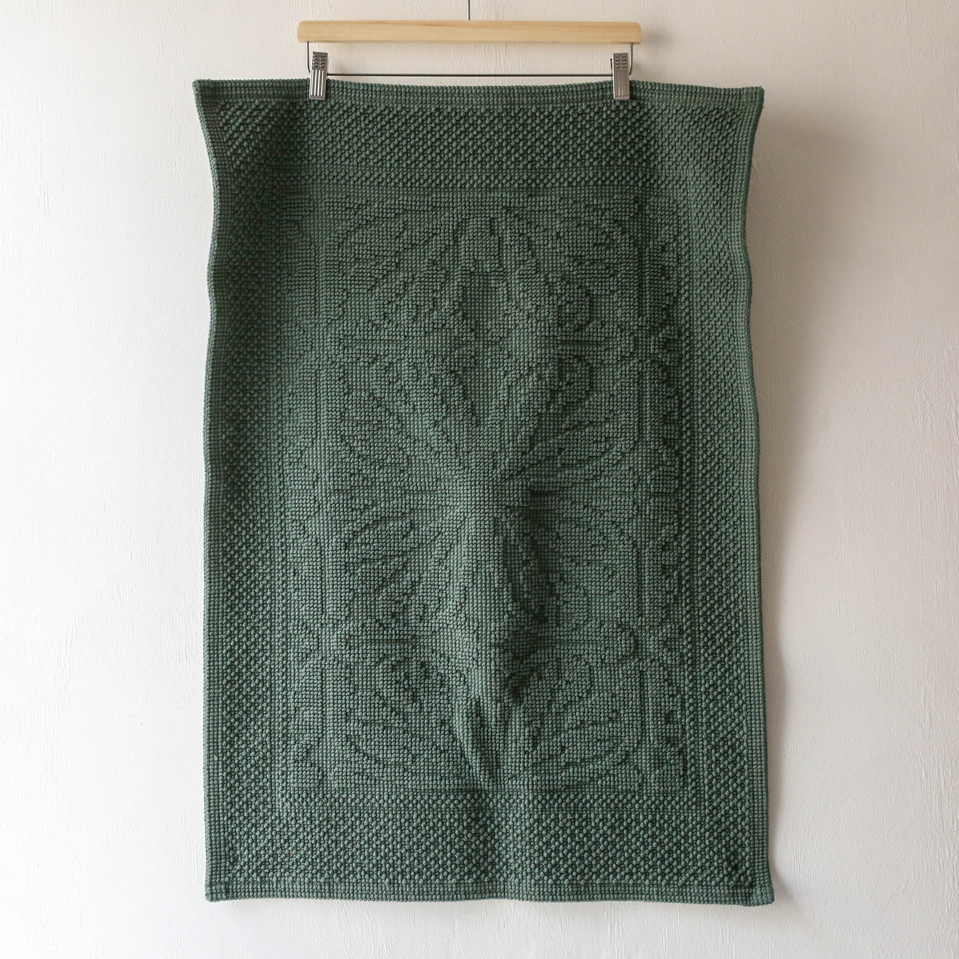 Woven Cotton Bath Mat - Pigeon