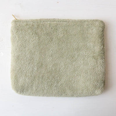 Soft Towelling Zip Pouch - 28 x 22cm