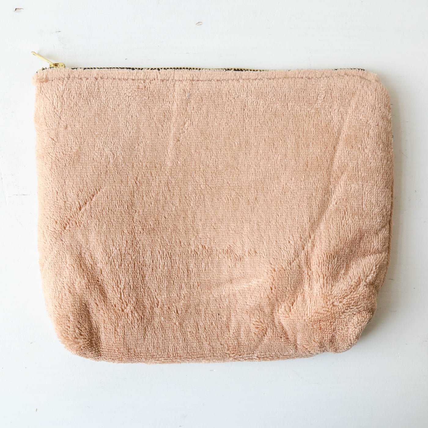 Soft Towelling Zip Pouch - 28 x 22cm