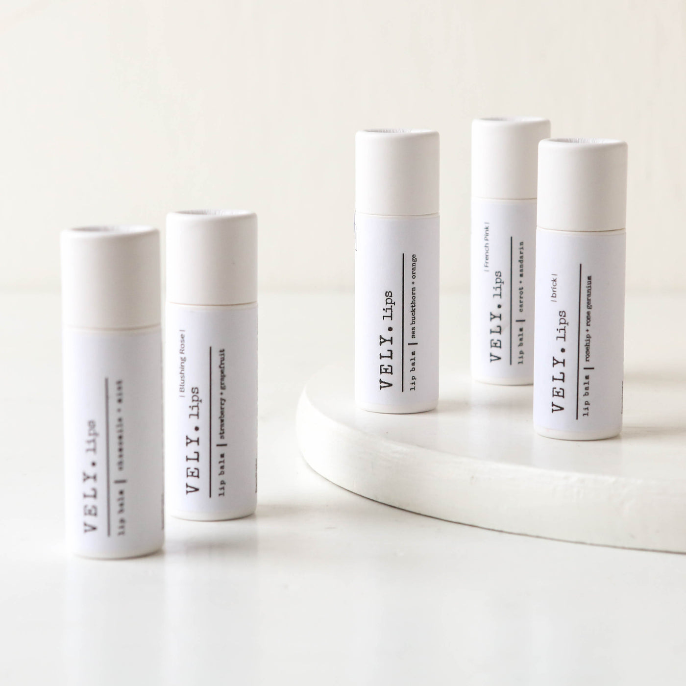 Natural Vegan Lip Balm Tube