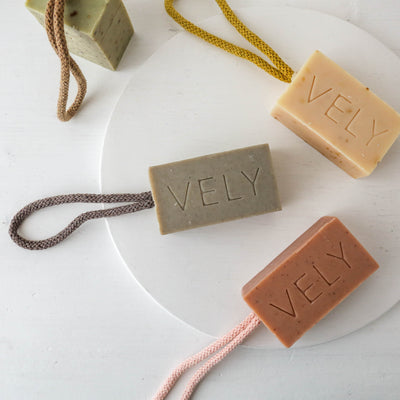Natural Handmade Soap on a Rope - 120g