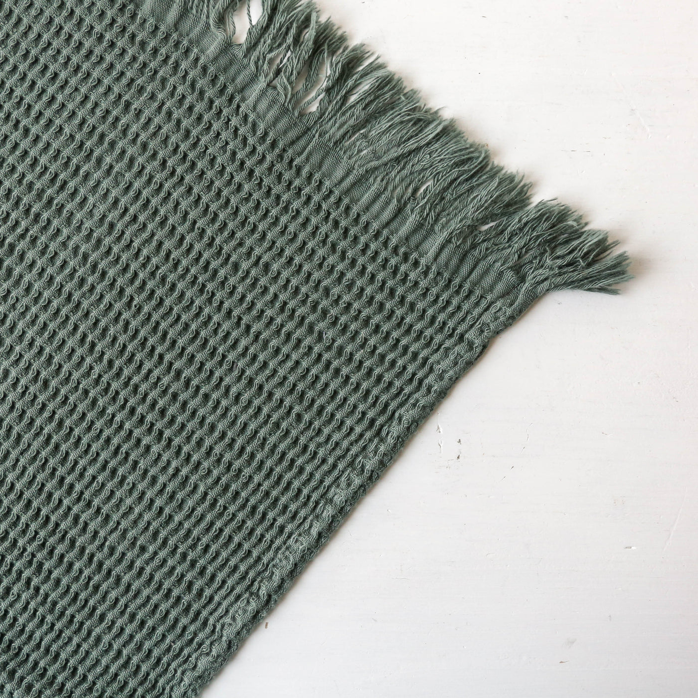 Waffle Cotton Hand Towel - Pigeon