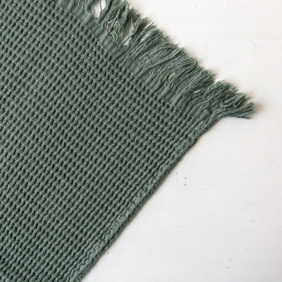 Waffle Cotton Hand Towel - Pigeon