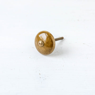 Ceramic Drawer Knob - Olive