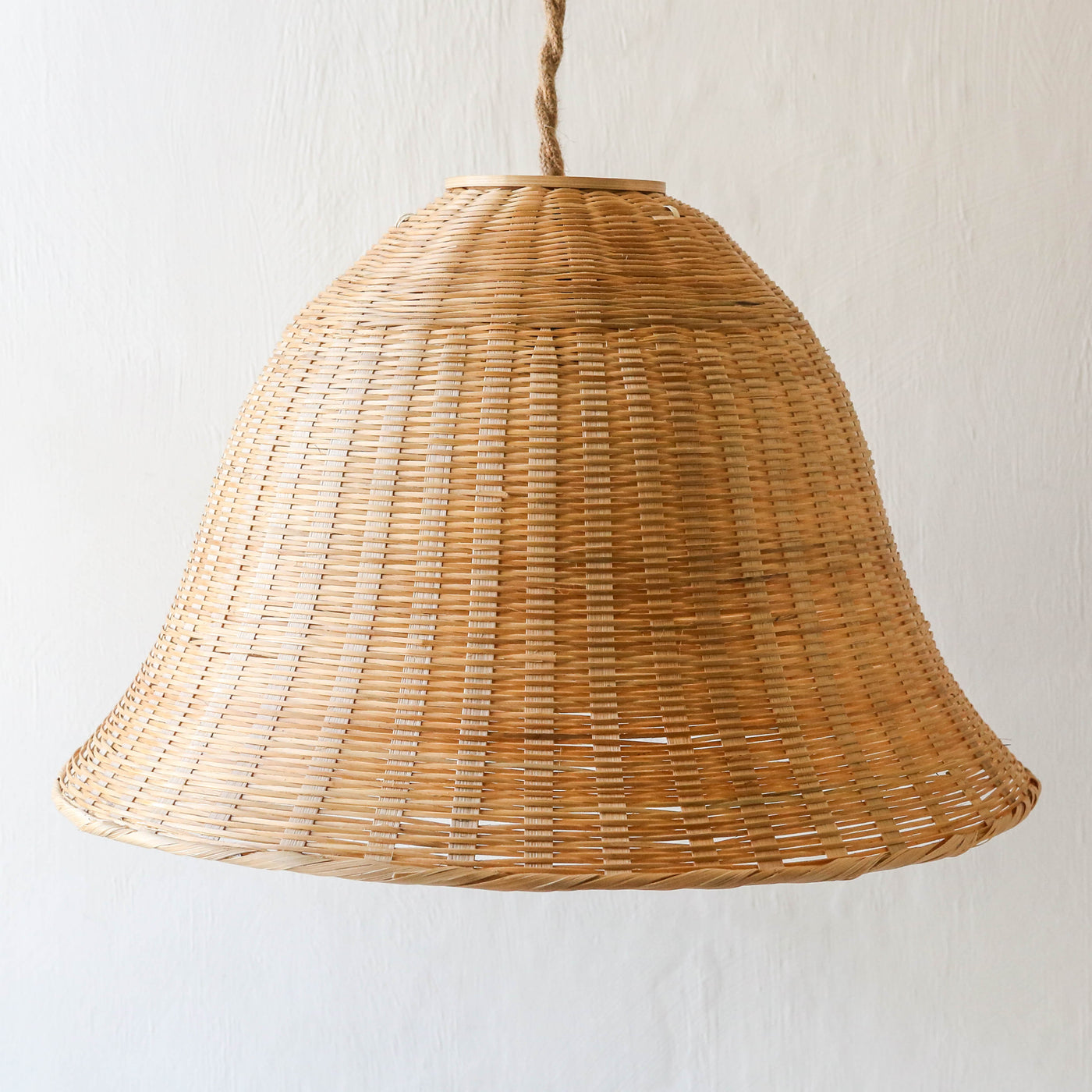 Bamboo Lampshade in Natural - 'Bell'