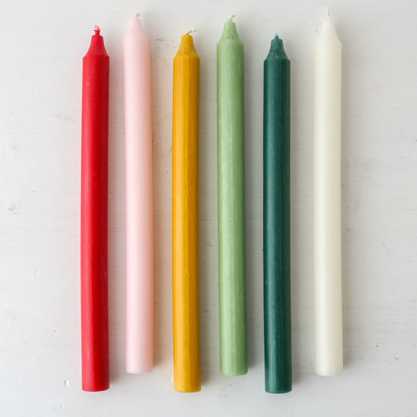 Tall Coloured Dinner Candle