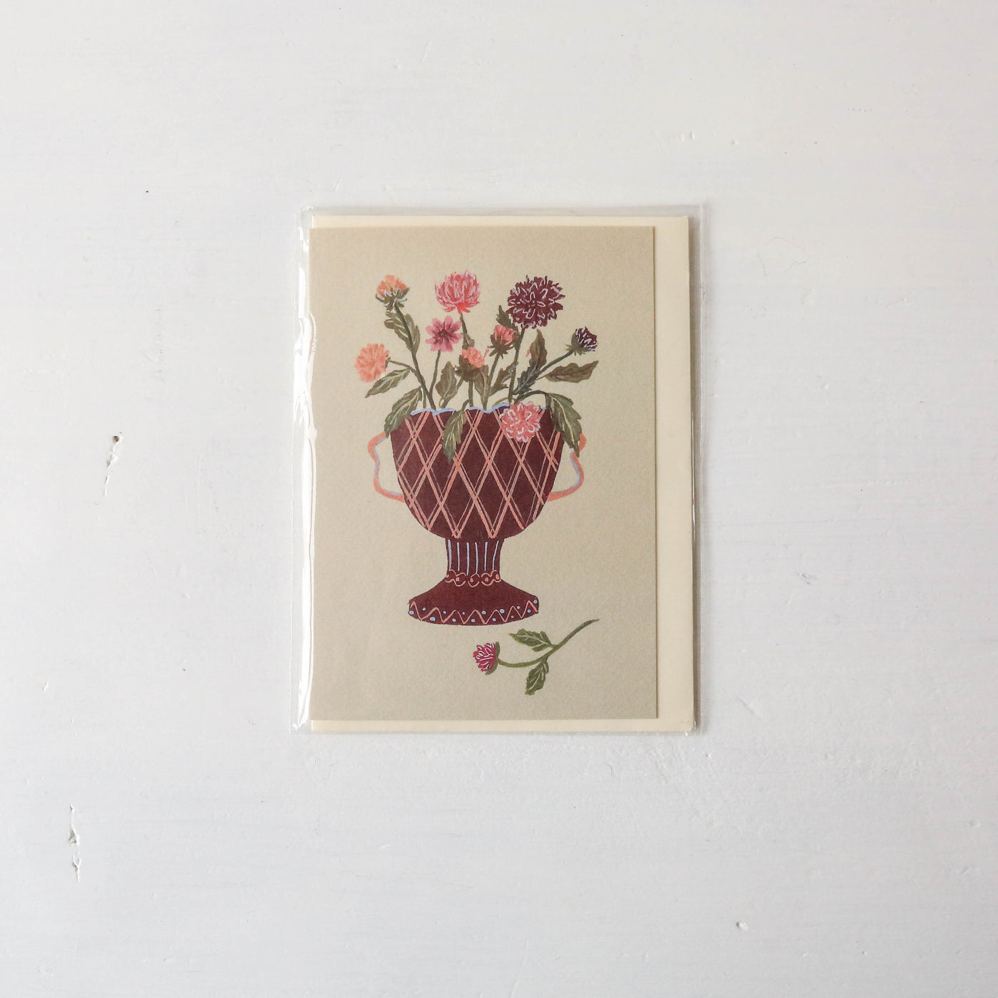 Pink Dahlias Mini Card