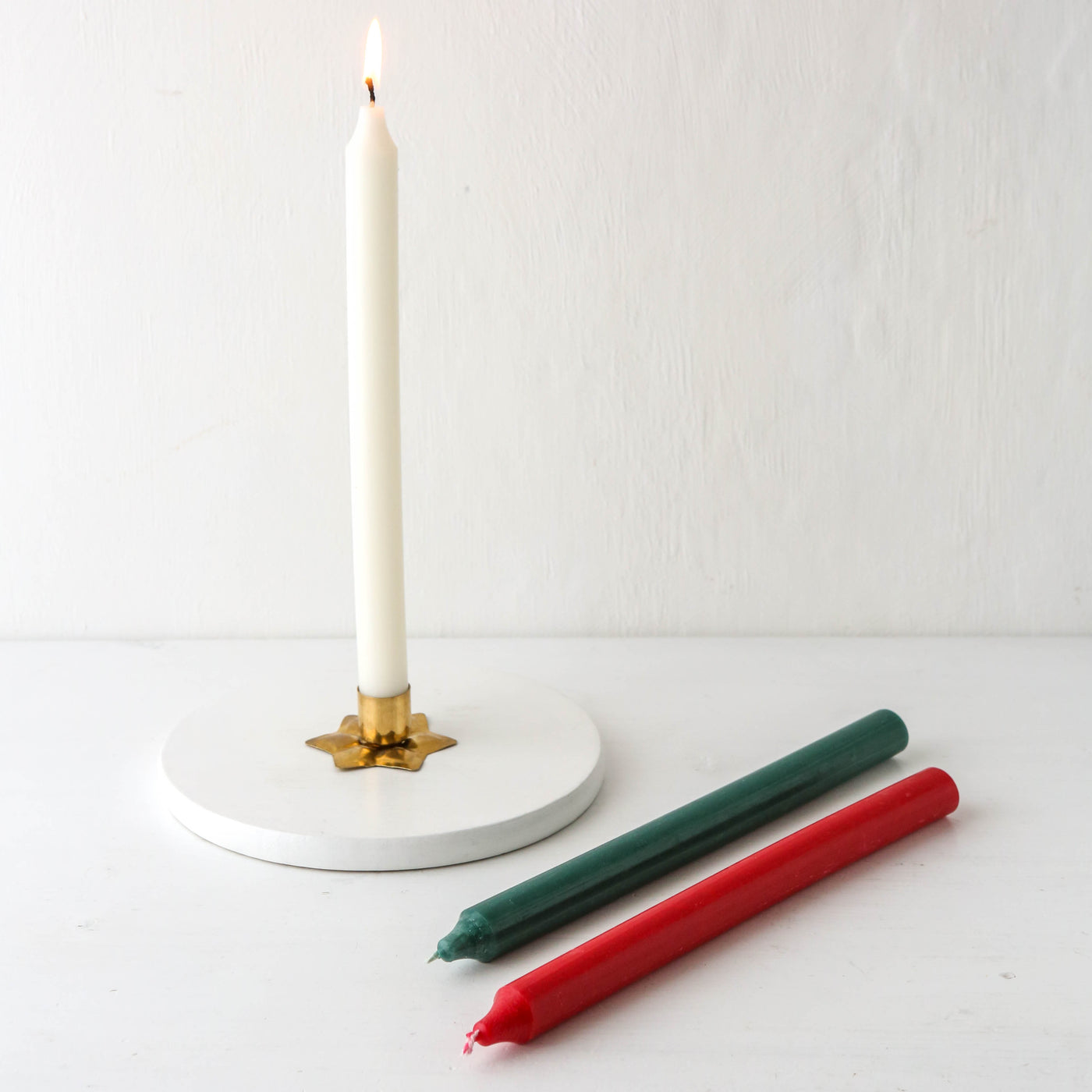 Tall Coloured Dinner Candle