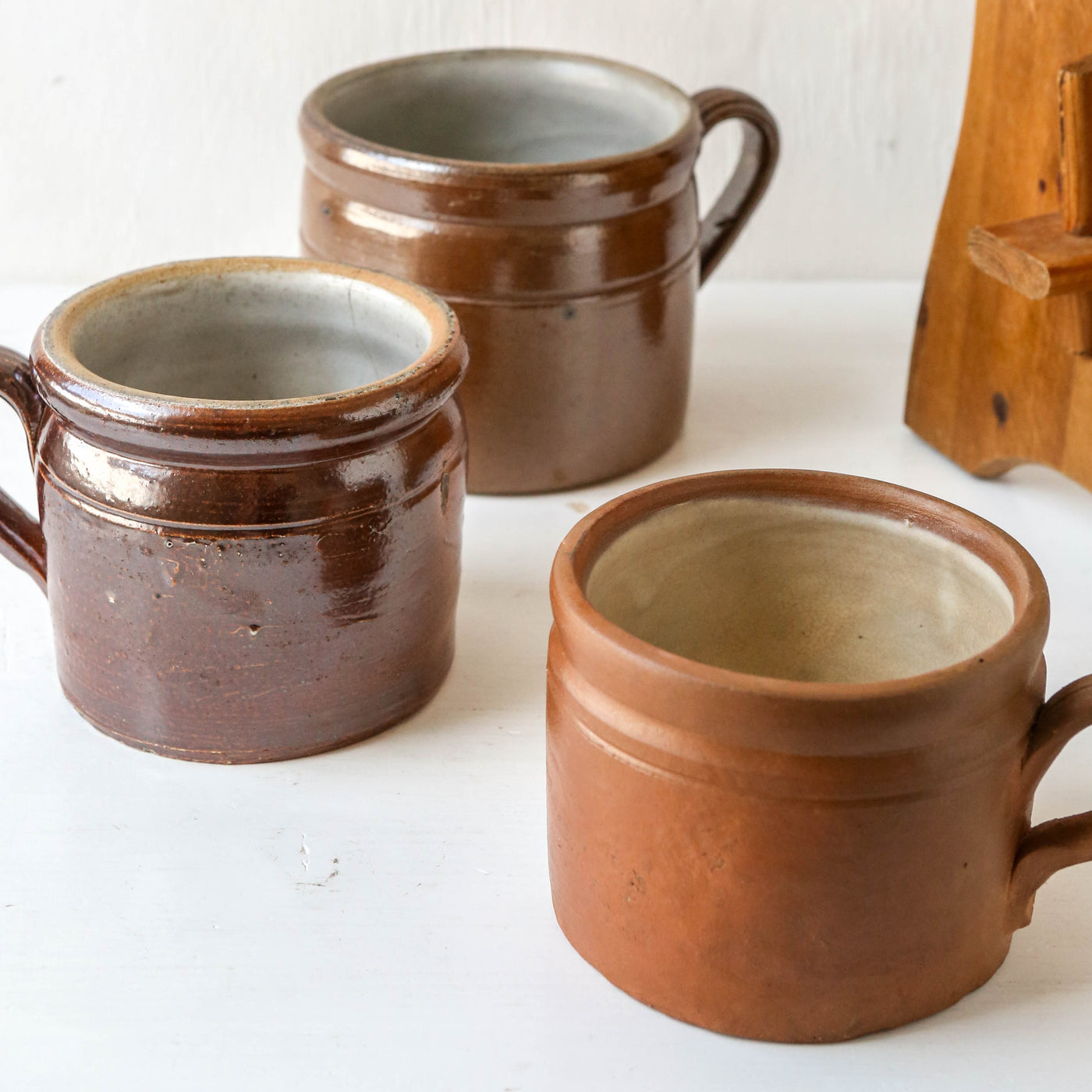 Vintage French Stoneware Confit Pot