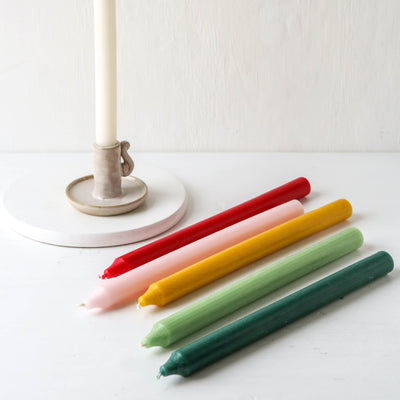Tall Coloured Dinner Candle