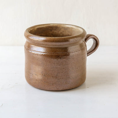 Vintage French Stoneware Confit Pot