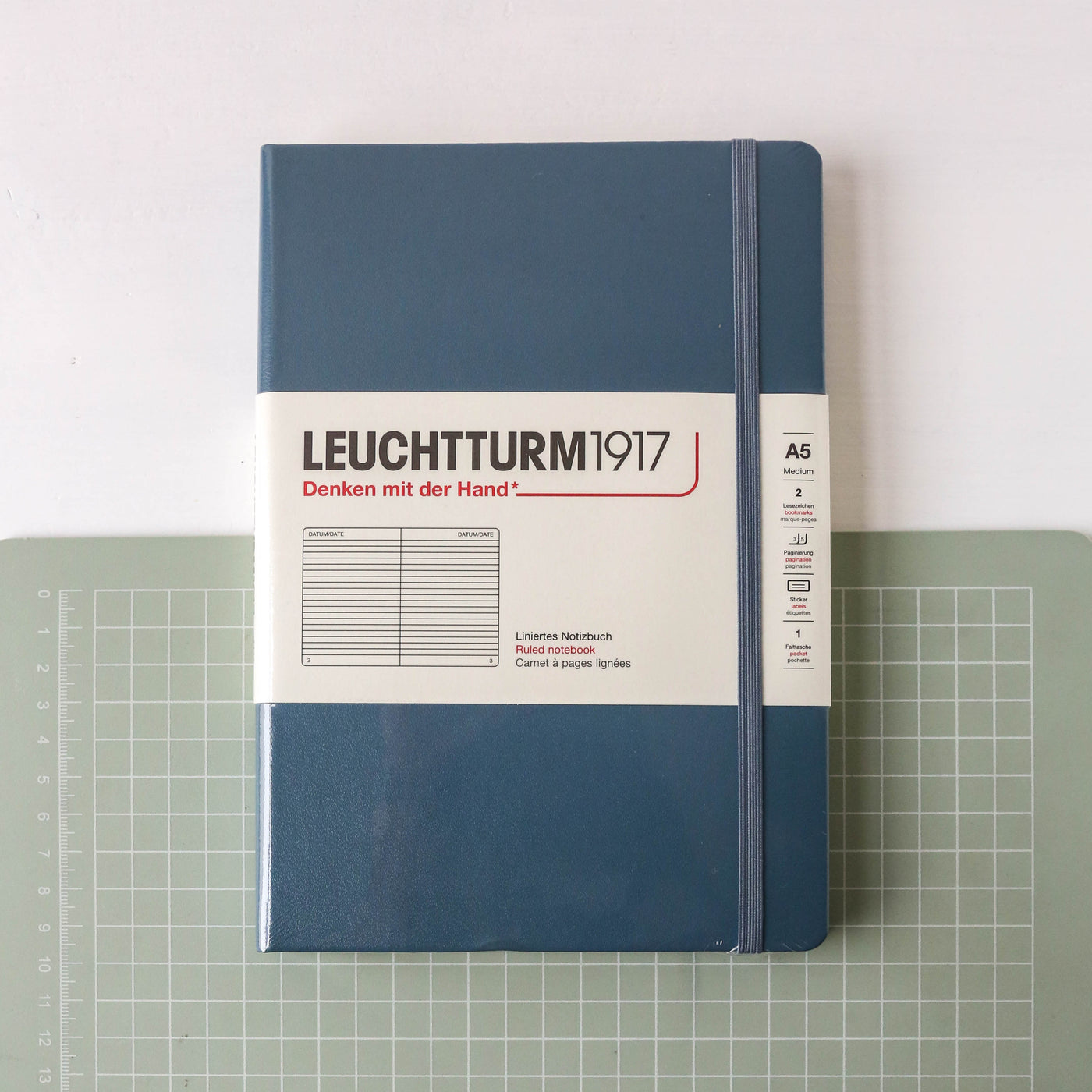 Leuchtturm A5 Notebook - Stone Blue