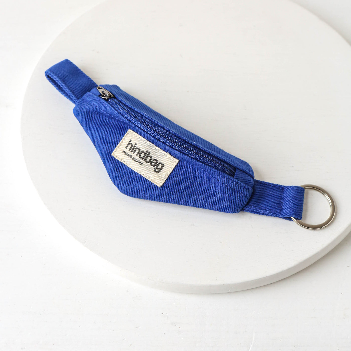 Mini Banana Keychain Pouch by hindbag - Blue