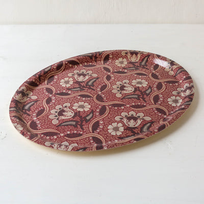 'Trellis' - Oval Birch Wood Tray by Host