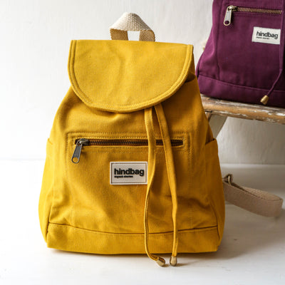 Mini Eliot Backpack by hindbag - Safran Yellow