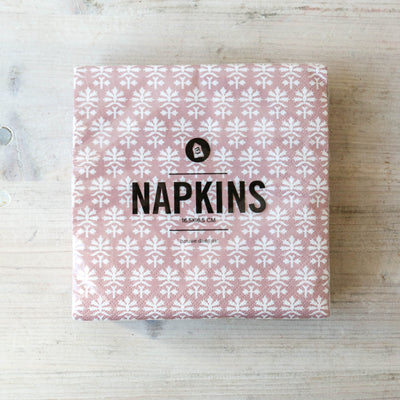 Pack of Paper Napkins - Rose Pink