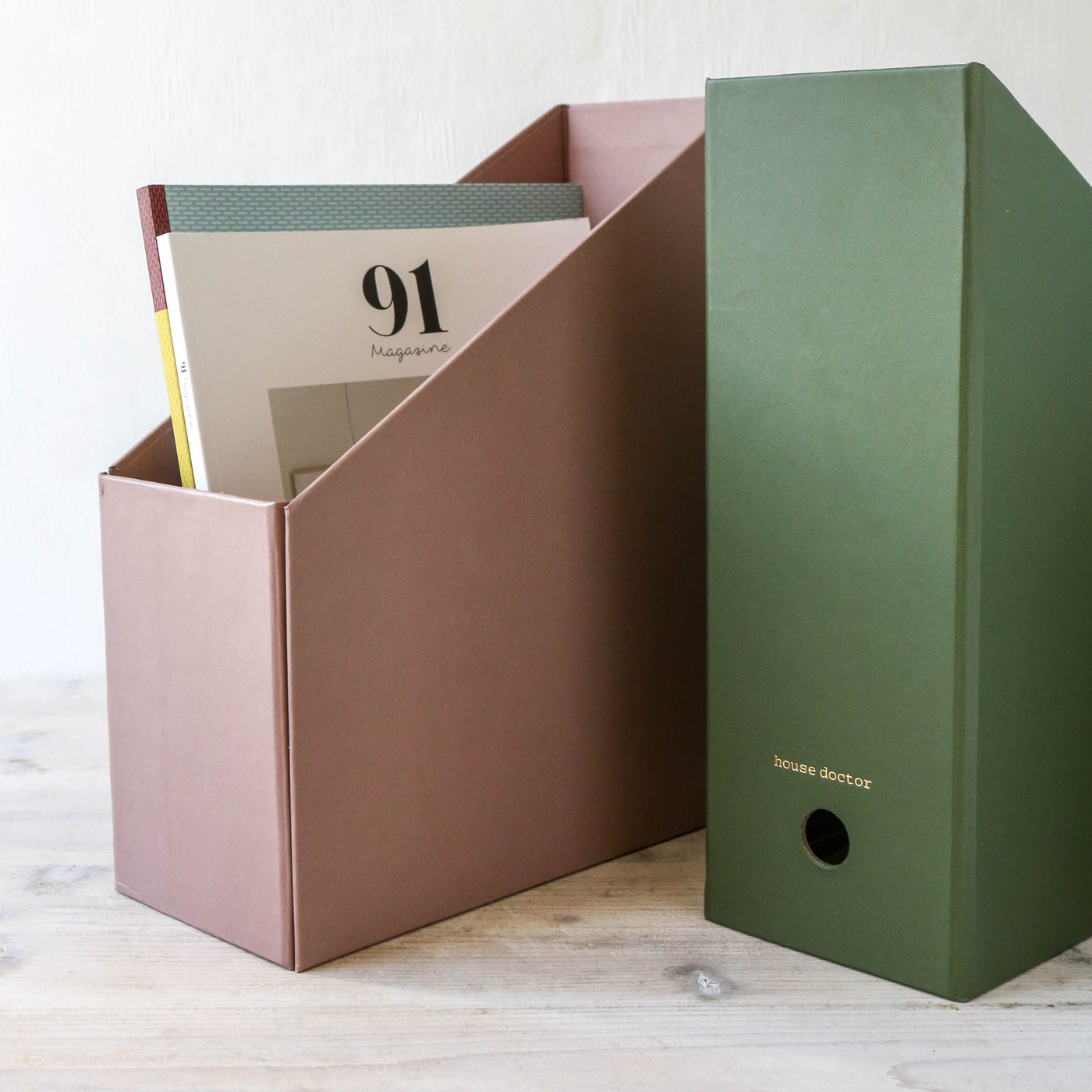 Magazine File Box - Green