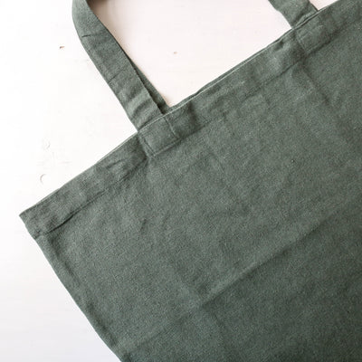 Washed Linen Cotton Sloppy Shoulder Bag - Pigeon