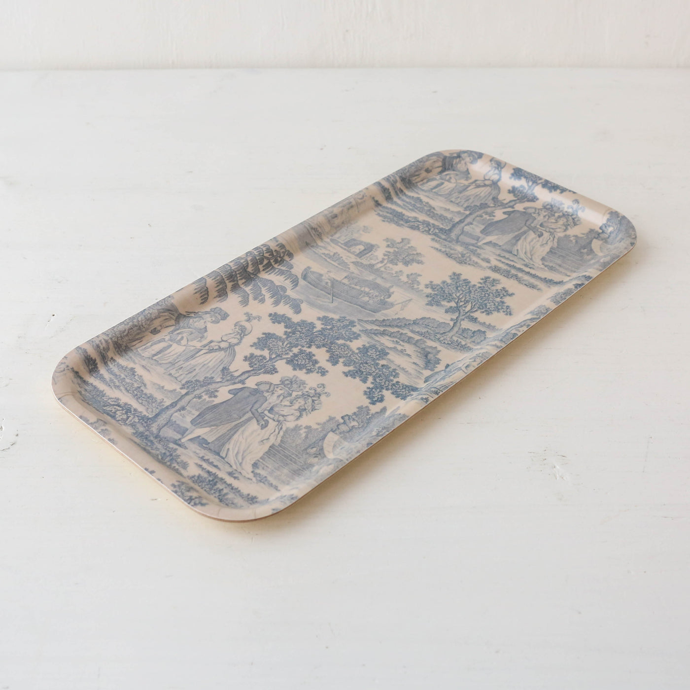 'Toile' - Narrow Birch Wood Tray by Host