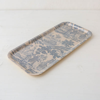 'Toile' - Narrow Birch Wood Tray by Host