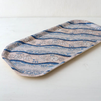 'Maria' - Large Octagonal Birch Wood Tray by Host