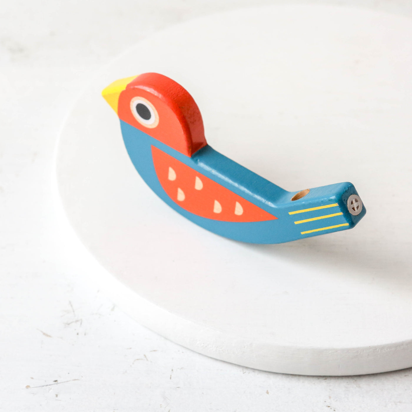 Colourful Wooden Bird Whistle