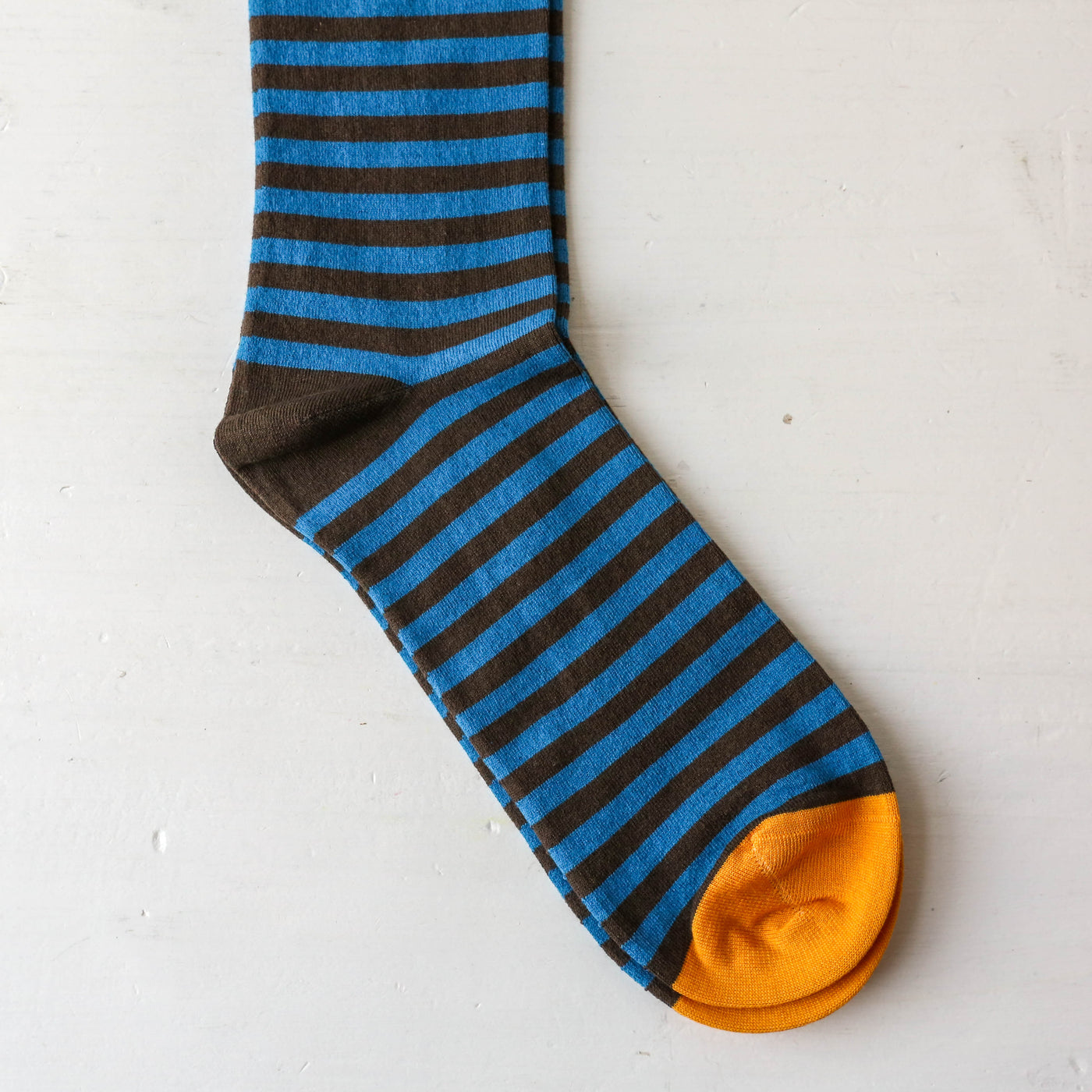 Bonne Maison Socks - Umber Stripe