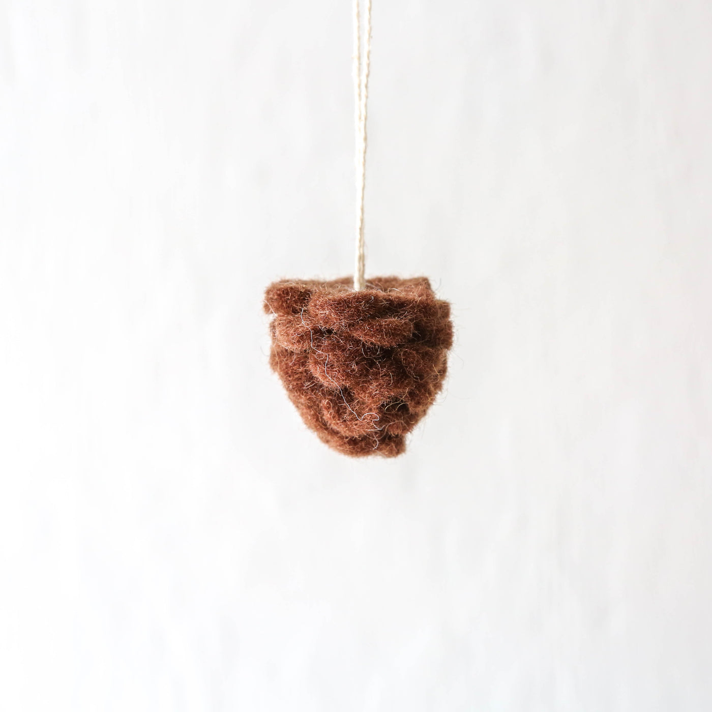 SALE Felt Pine Cone Hanging Decoration