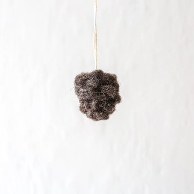 SALE Felt Pine Cone Hanging Decoration
