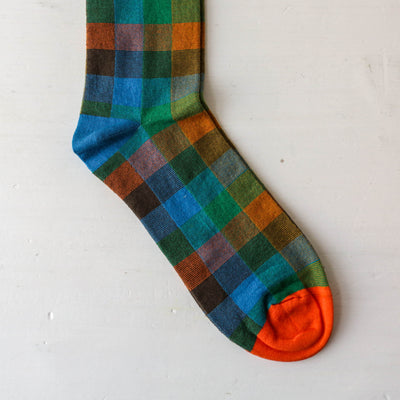 Bonne Maison Socks - Mykonos Checked