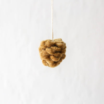 SALE Felt Pine Cone Hanging Decoration
