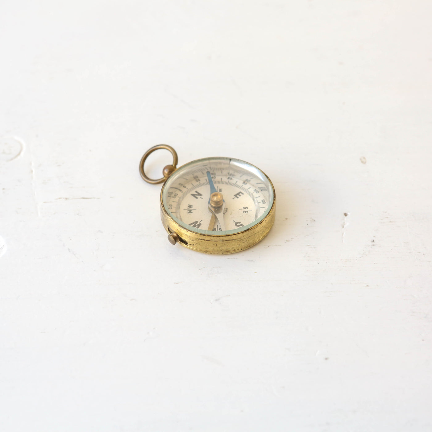 Vintage Brass Pocket Compass